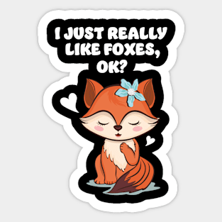 Fox Foxes Sleep Sleeping Watercolor Polygon Idea Sticker